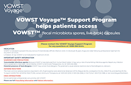 VOWST Voyage Support Program Overview